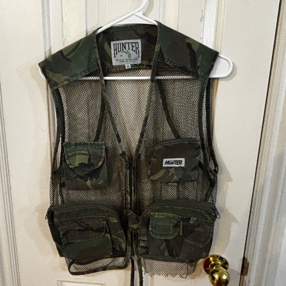 vintage thrift distressed army vest mesh taking offers - Picture 5 of 7